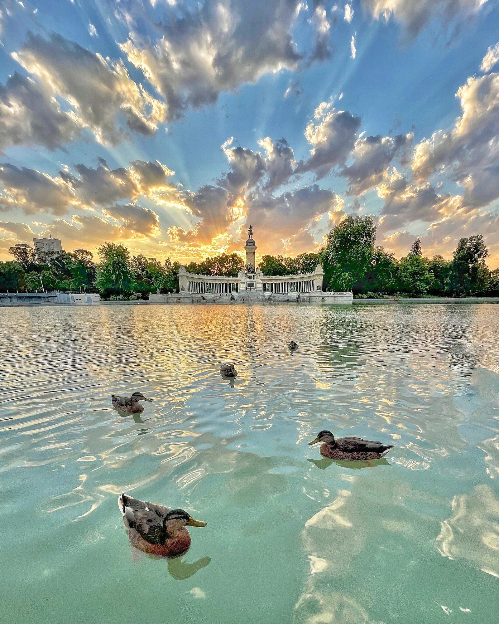 Amanecer en el Parque del Retiro