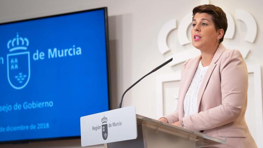 La portavoz del Gobierno, Noelia Arroyo.