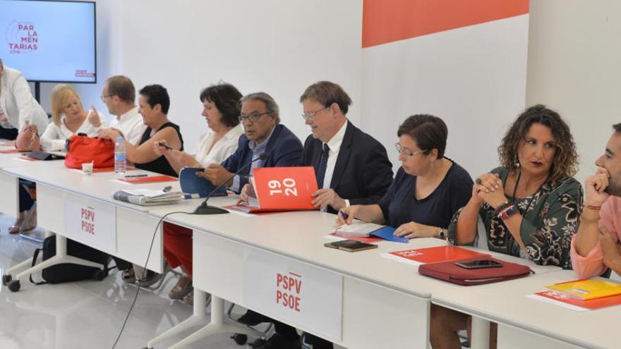 Puig, en las jornadas parlamentarias del PSPV.