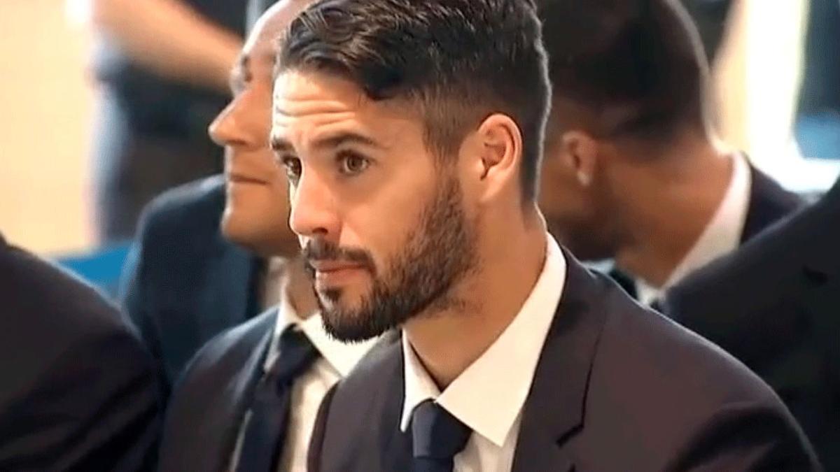 Isco, el protagonista de un acto publicitario del Real Madrid