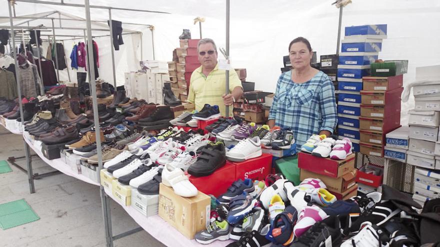 Francisco Romero Alvite, en un mercadillo. // G.N.