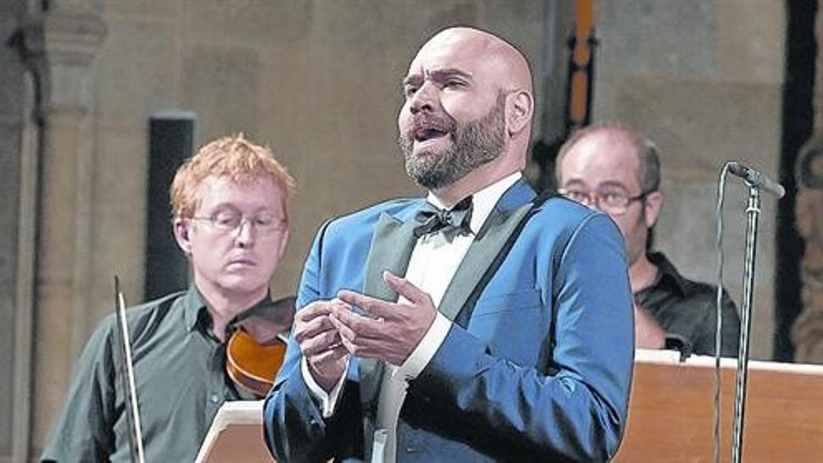 Xavier Sabata, en el festival de Peralada.