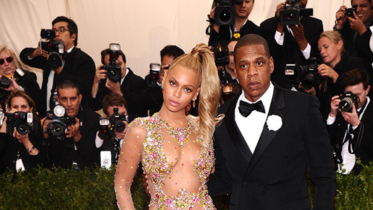 Beyoncé y Jay-Z en la gala Met de 2015