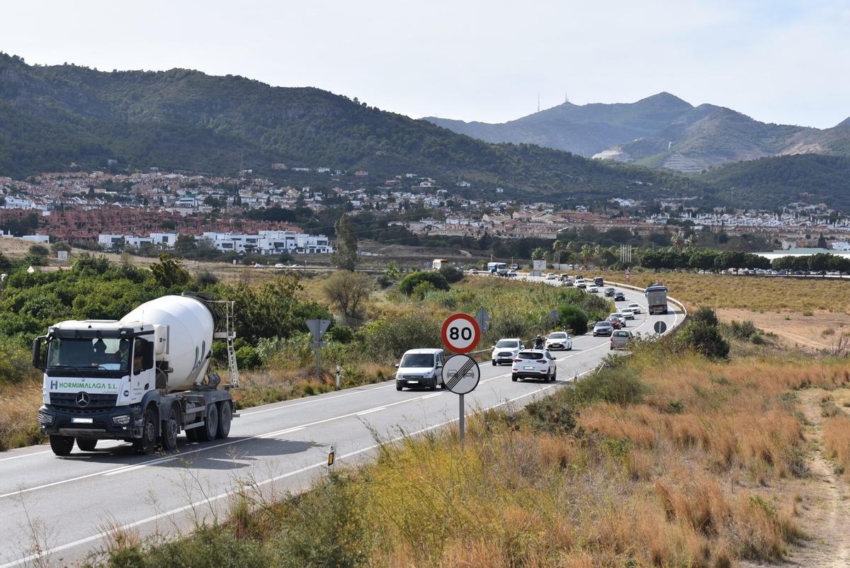 Imagen de archivo de una carretera de Málaga