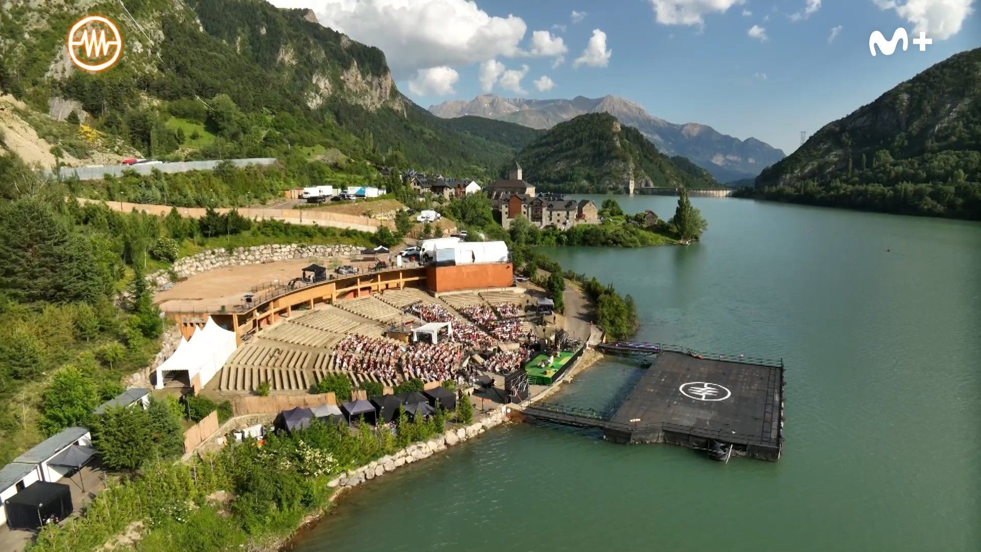 Así fue el programa de La Resistencia grabado en el pantano de Lanuza (Huesca)