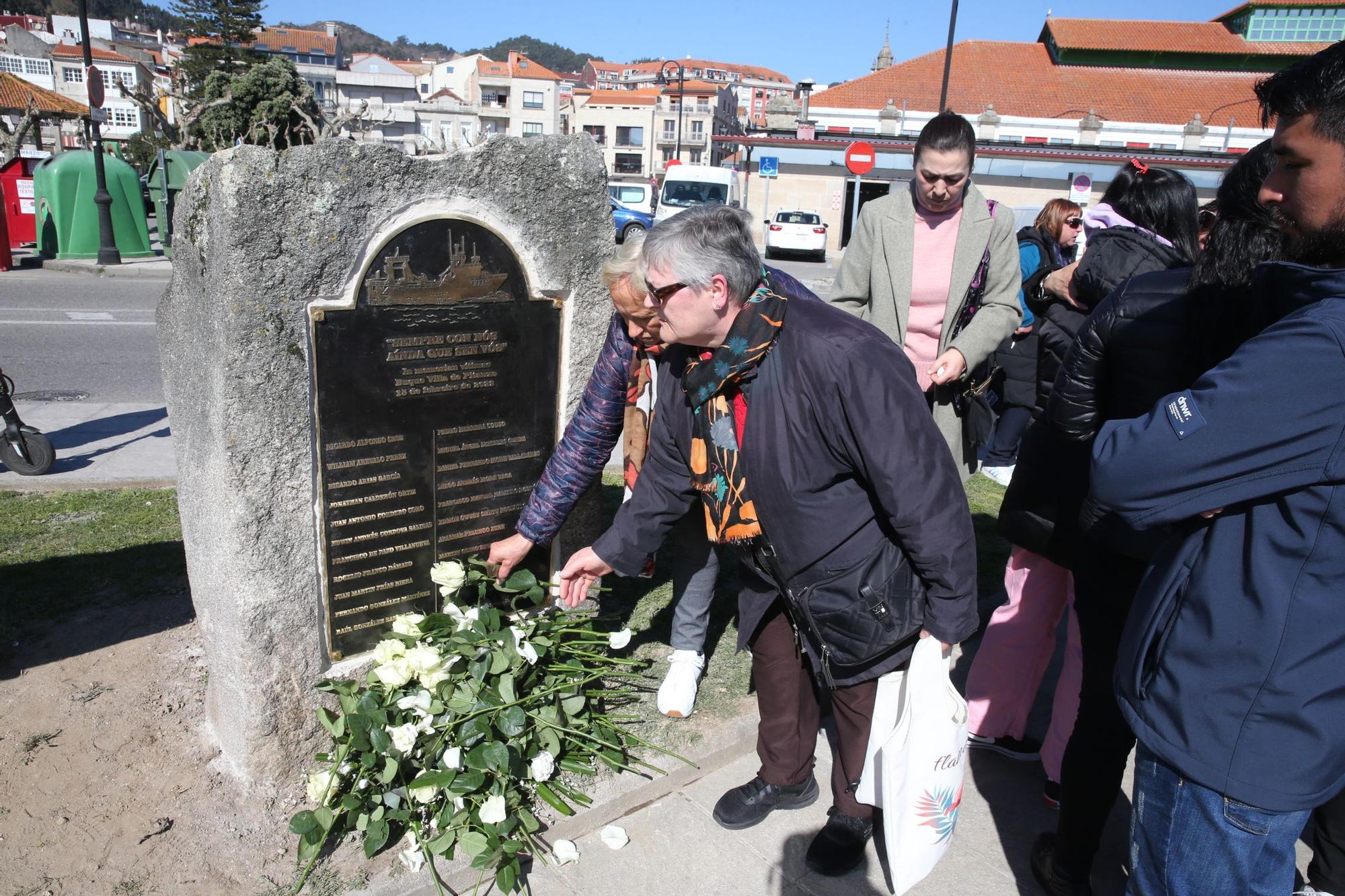 Cangas recuerda para la eternidad a los 21 del 'Pitanxo'