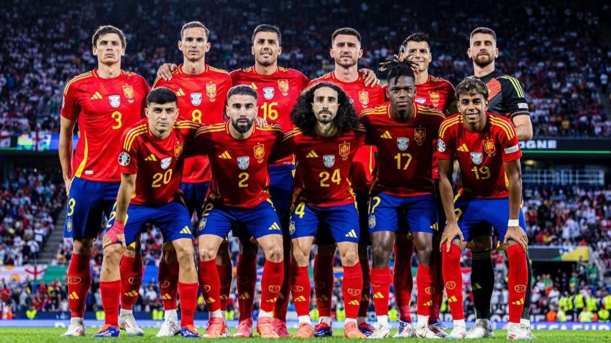 La alineación de España ante Georgia en la Eurocopa