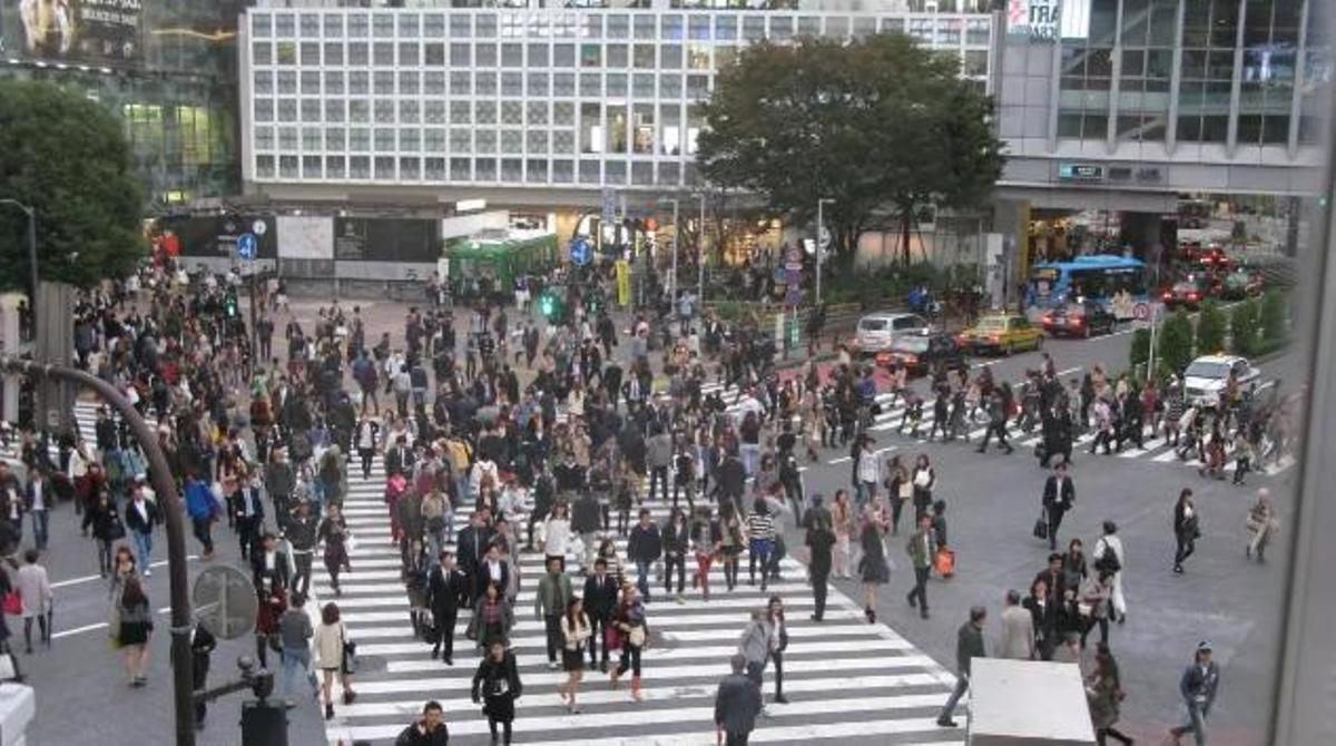 La cruïlla de Shibuya a Tòquio (Japó)
