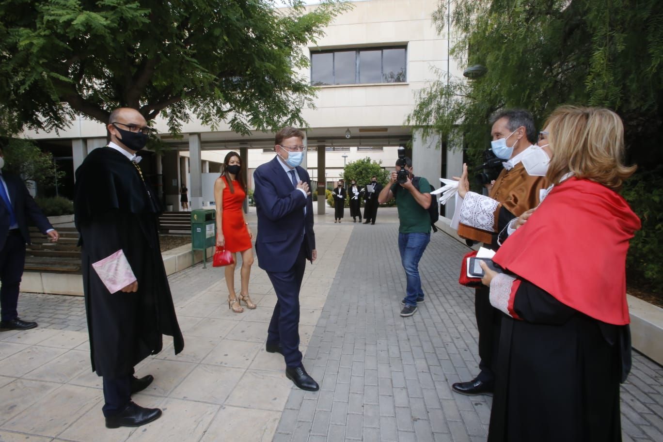 Ximo Puig asiste a la apertura del curso 2020-21 de la Universidad de Alicante