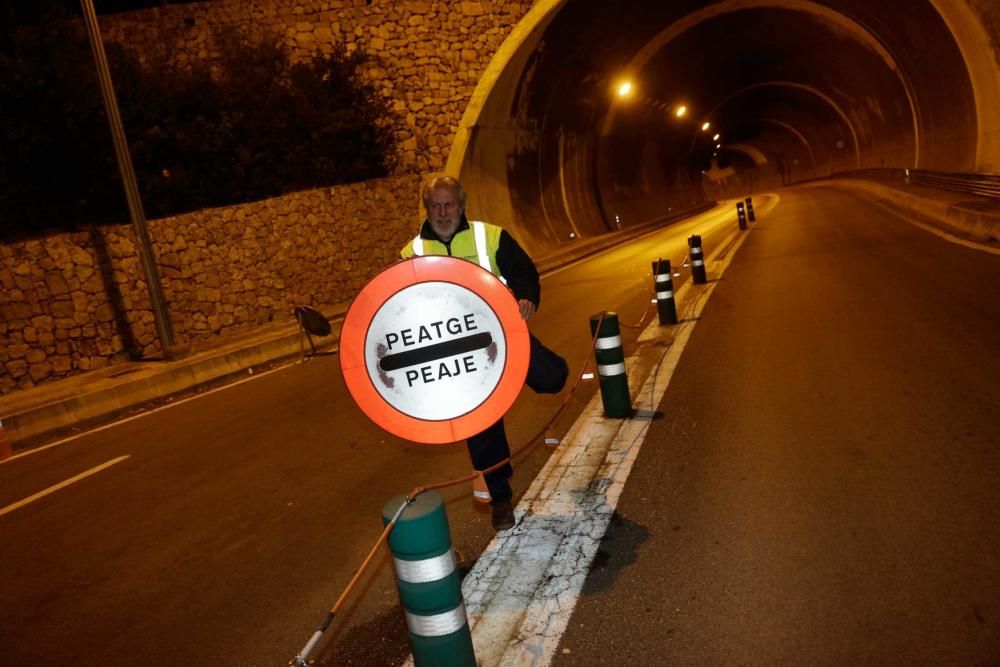 Grenzenlose Freude über Mautfall am Sóller-Tunnel