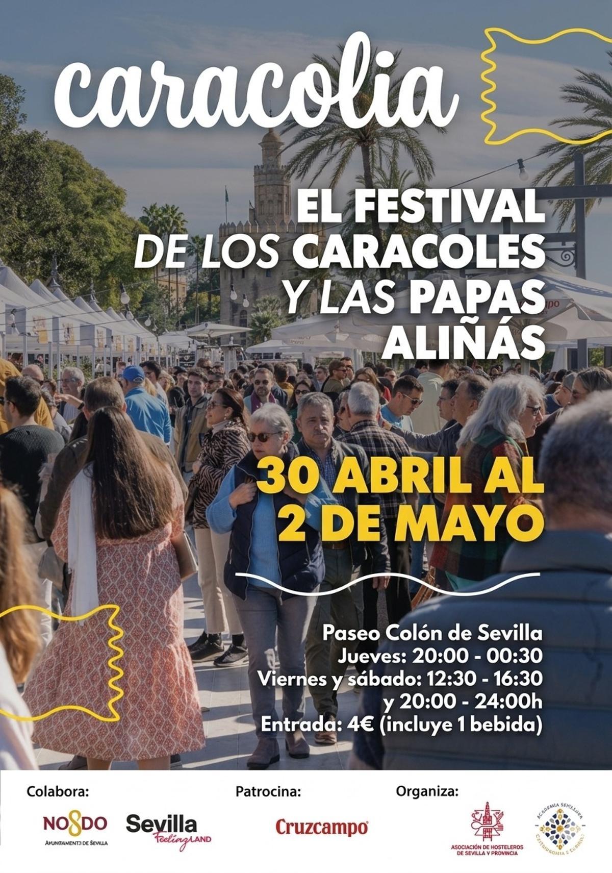 Sevilla se rinde a los caracoles y las papas aliñás con tres días de festival en el Paseo Colón