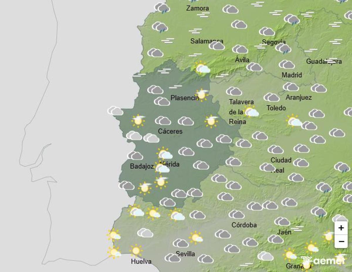 Tiempo en Extremadura