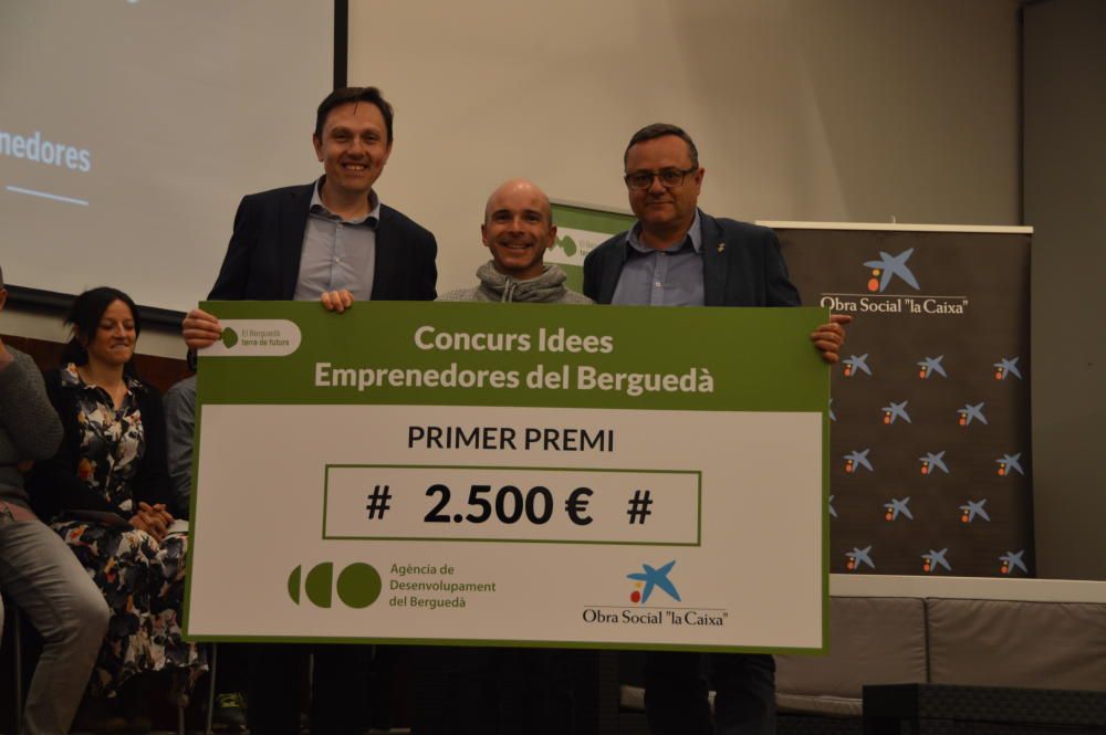 Lliurament dels premis del Concurs d'Idees Emprenedores del Berguedà