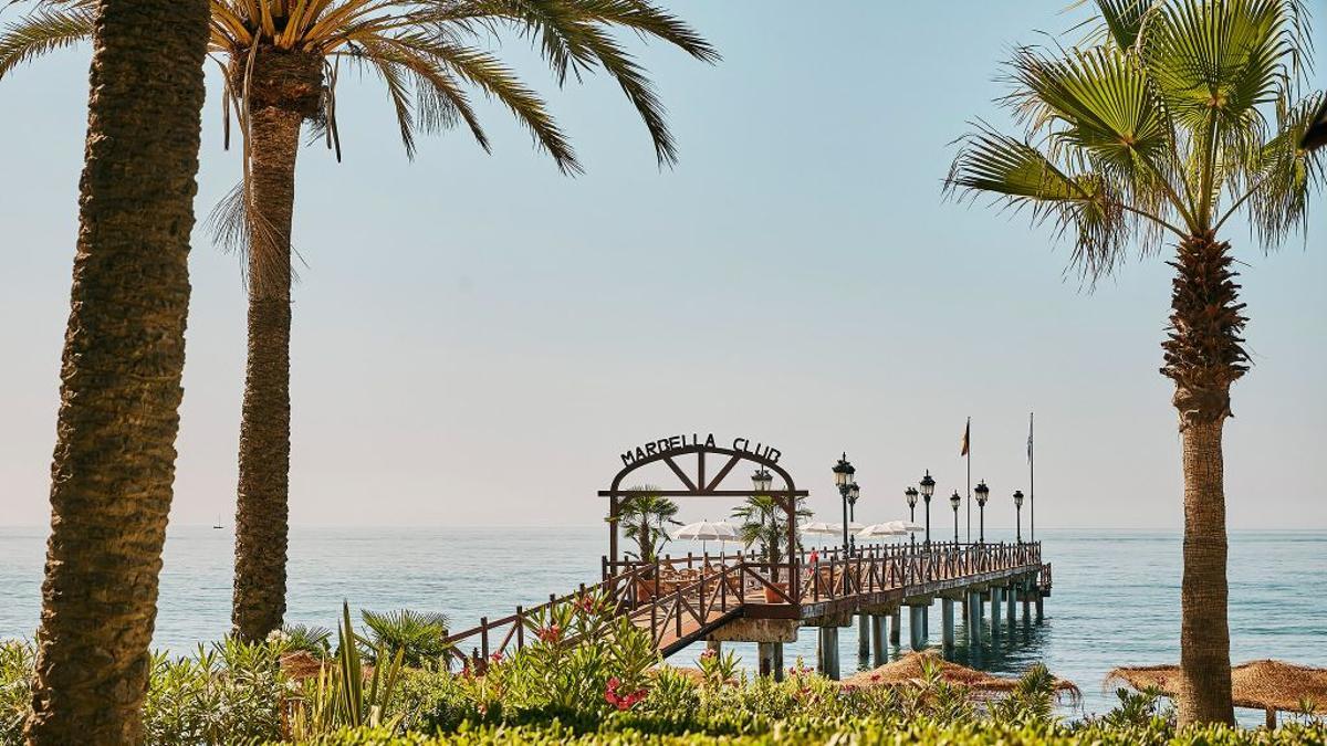 El Marbella Club tiene acceso directo al mar.