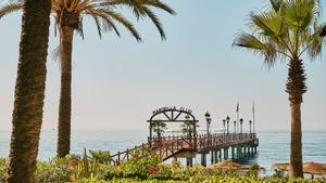 El Marbella Club tiene acceso directo al mar.
