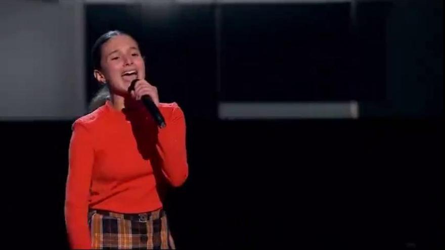 Una niña canaria deja boquiabiertos a los coachs de 'La Voz Kids'