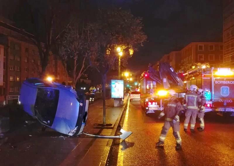 Accidente en el parque del Campillín.