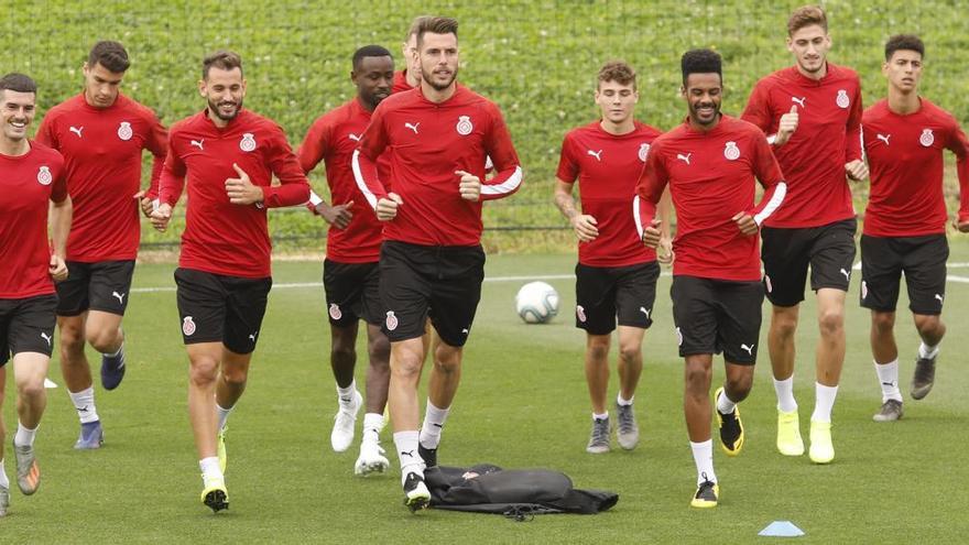 Un entrenament del Girona.