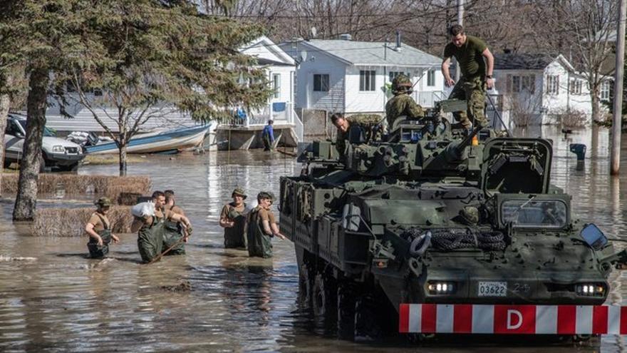 Las inundaciones en Quebec dejan al menos un muerto y 1.700 evacuados