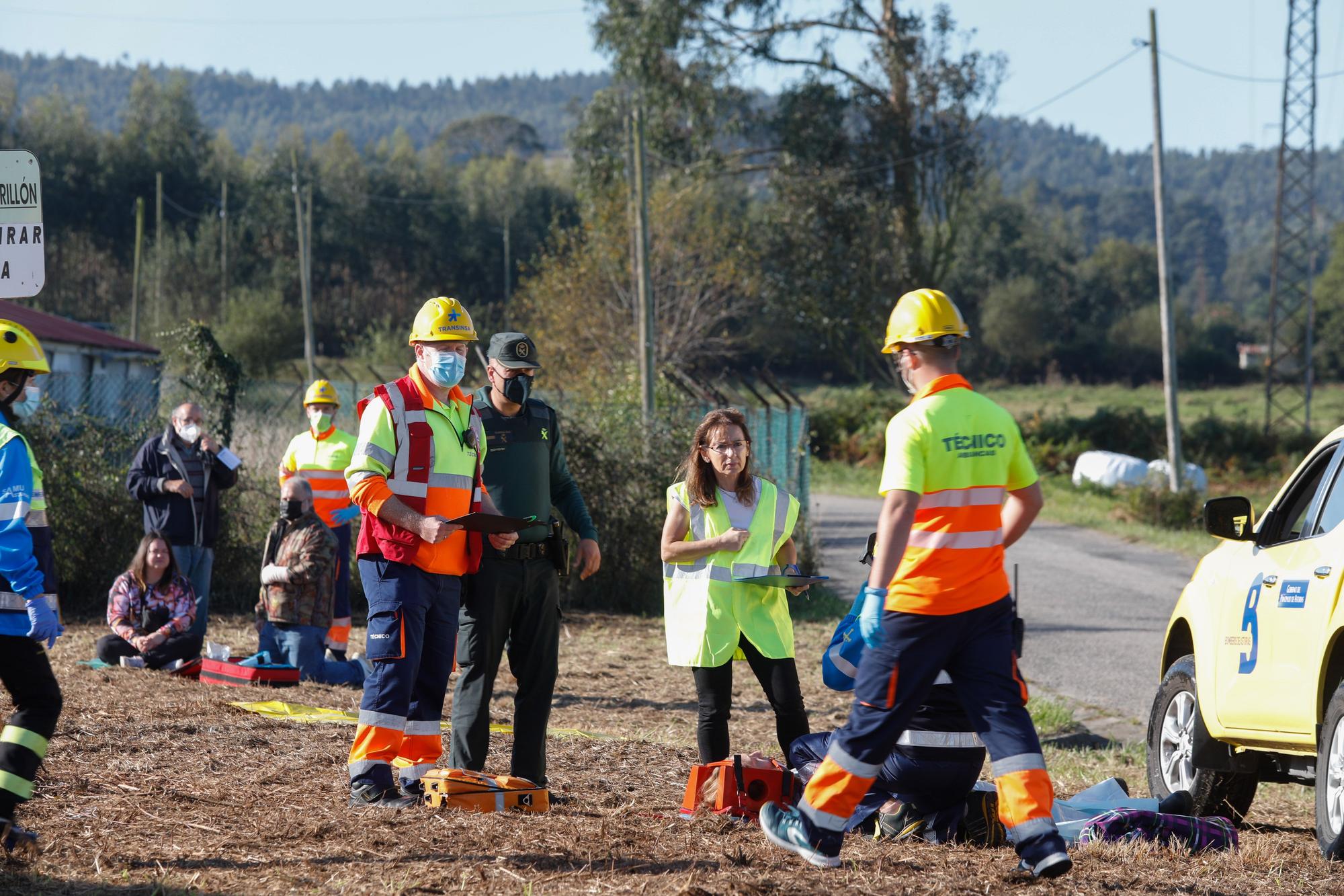 Simulacro en Castrillón