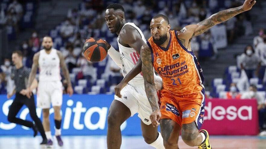 Un instante del Real Madrid - Valencia Basket.