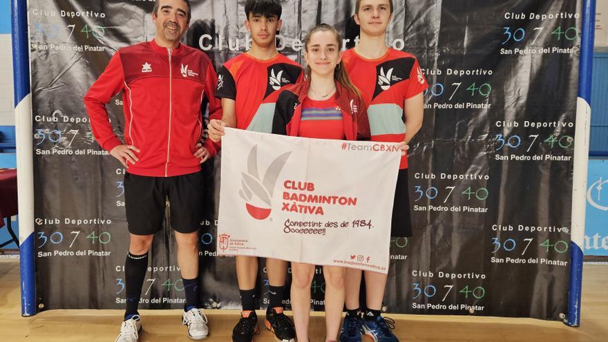 El Bádminton Xàtiva se alza con seis medallas en el torneo sub-11, sub-15, sub-19 y Senior de Murcia