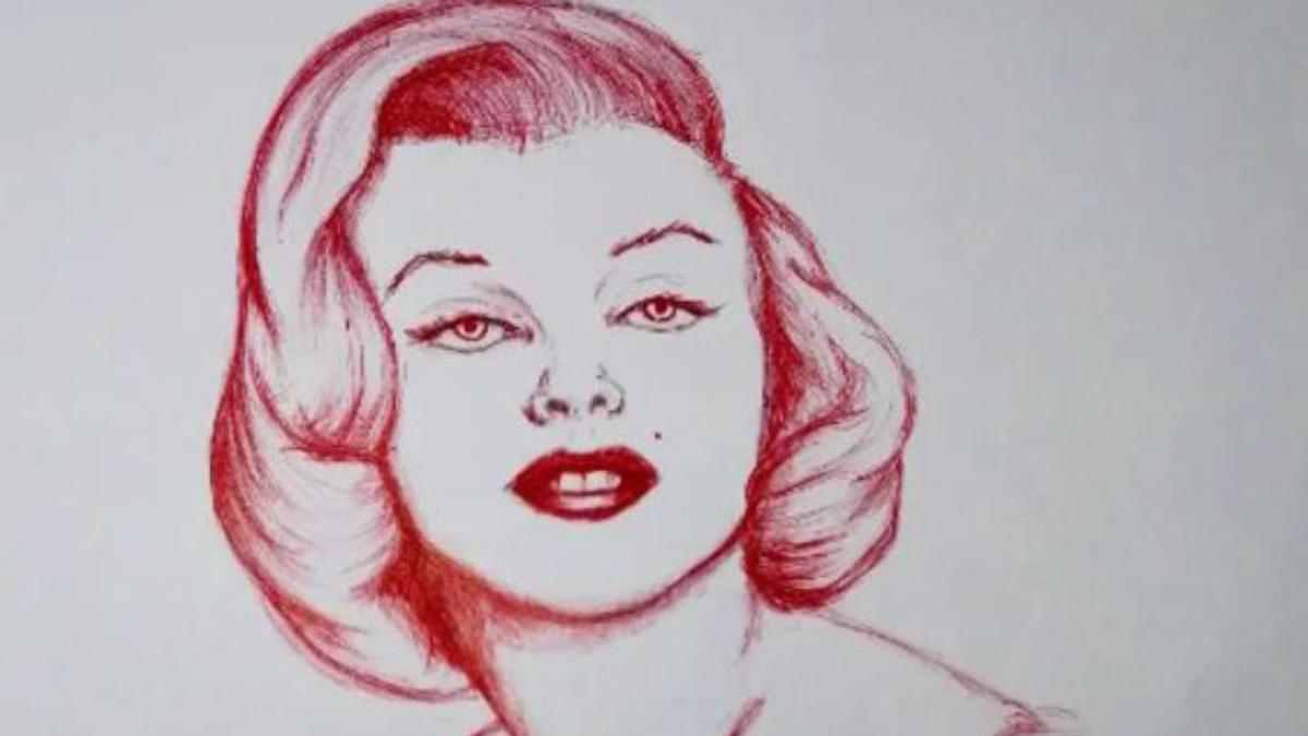 Retrato de Marilyn.