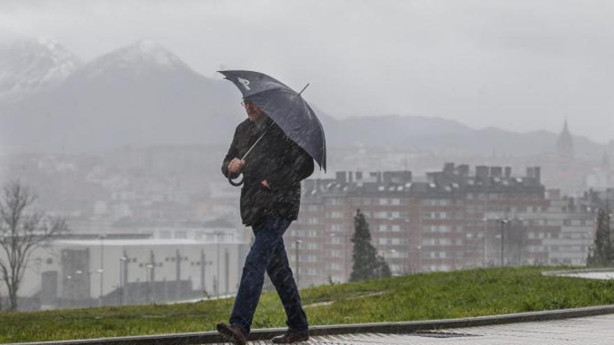 La borrasca &quot;Félix&quot; dejará lluvias intensas en Asturias el fin de semana