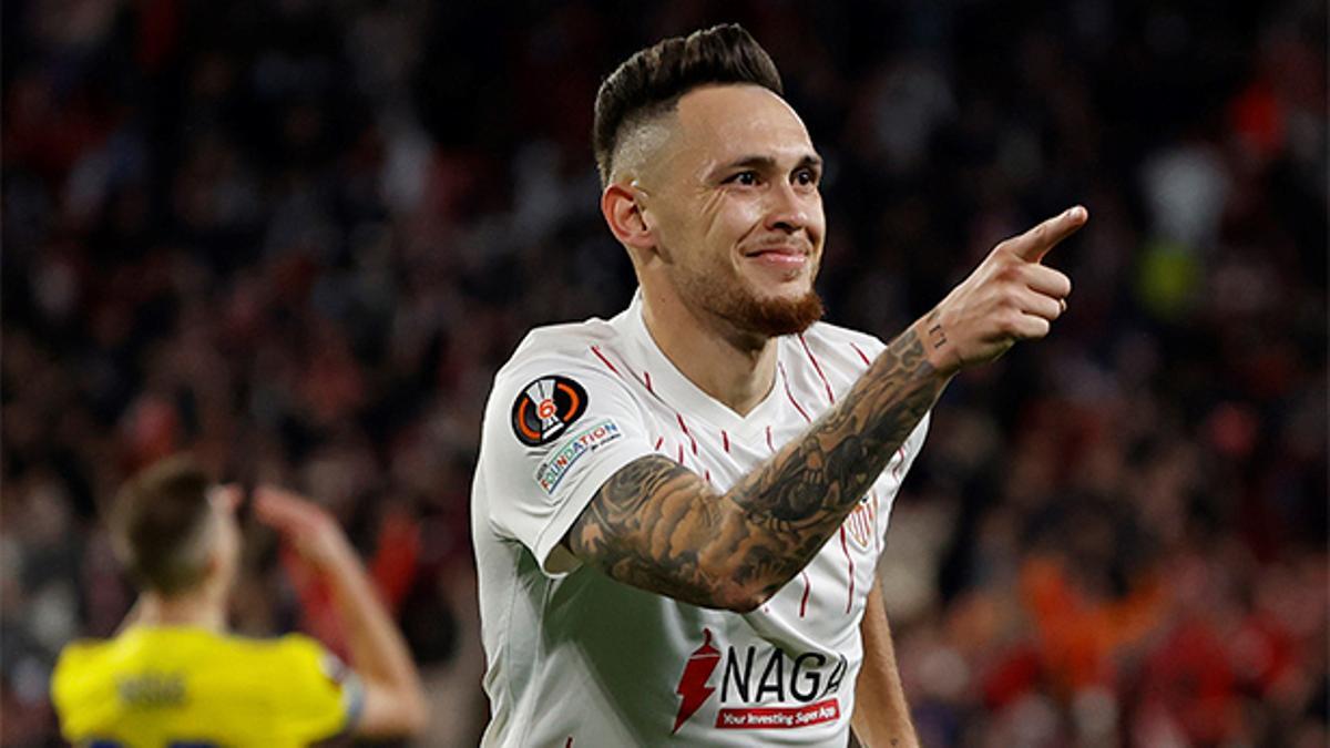 Lucas Ocampos, jugador del Sevilla