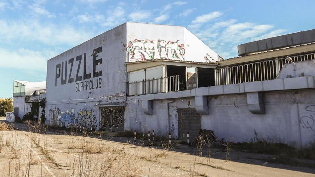 La mítica discoteca Puzzle, en el término de Sueca, en la actualidad.