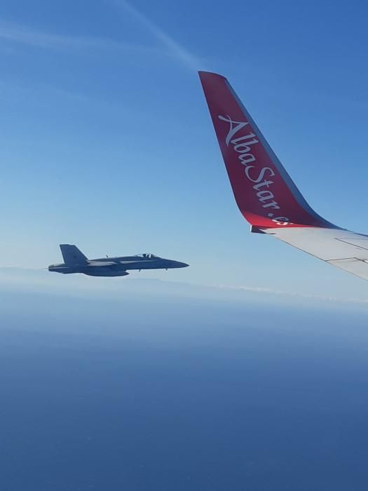 Simulacro del secuestro de un avión en el Aeropuerto de Málaga.