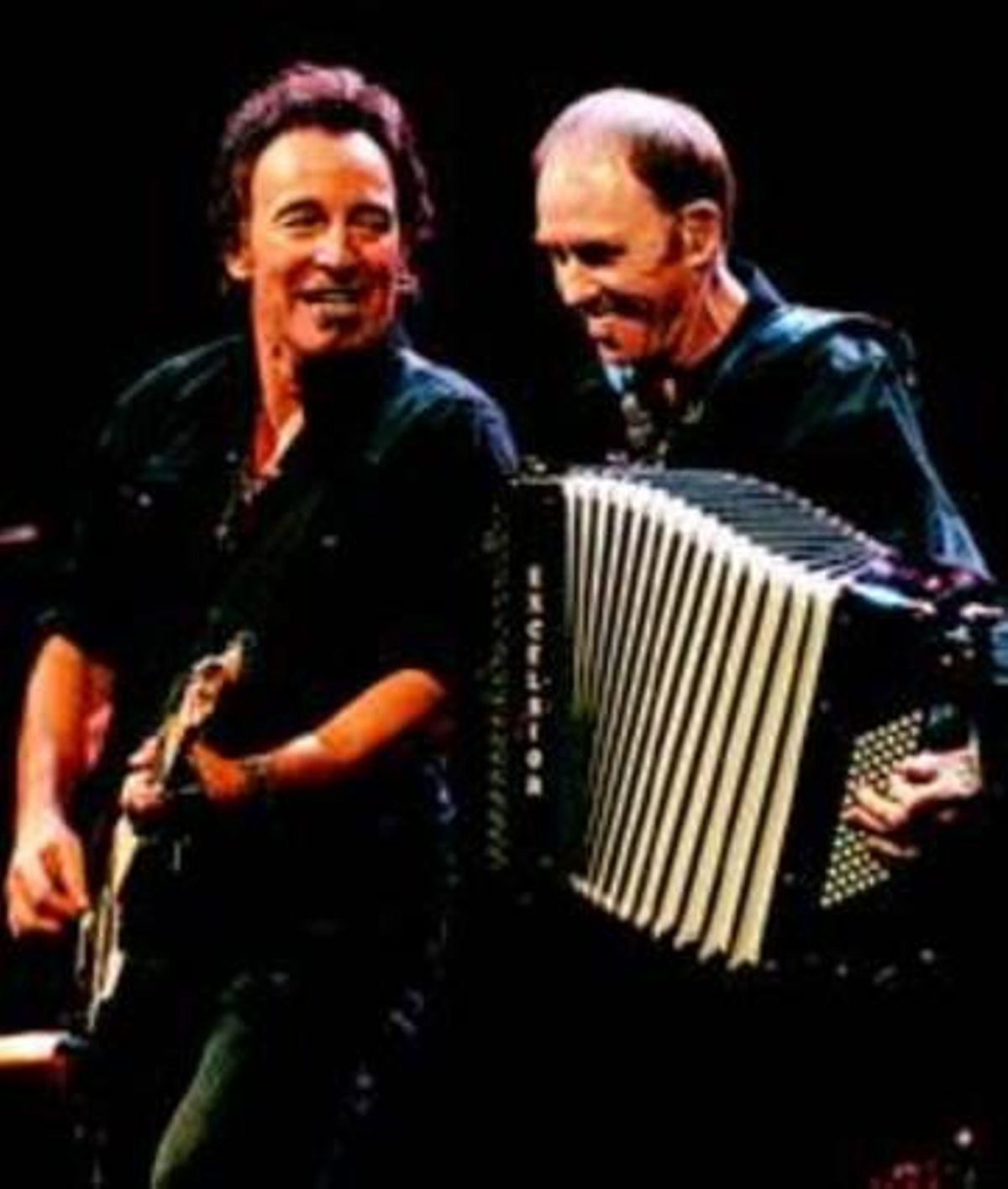 Federici, amb Springsteen, a Boston, el novembre passat. Federici, amb Springsteen, a Boston, el novembre passat.