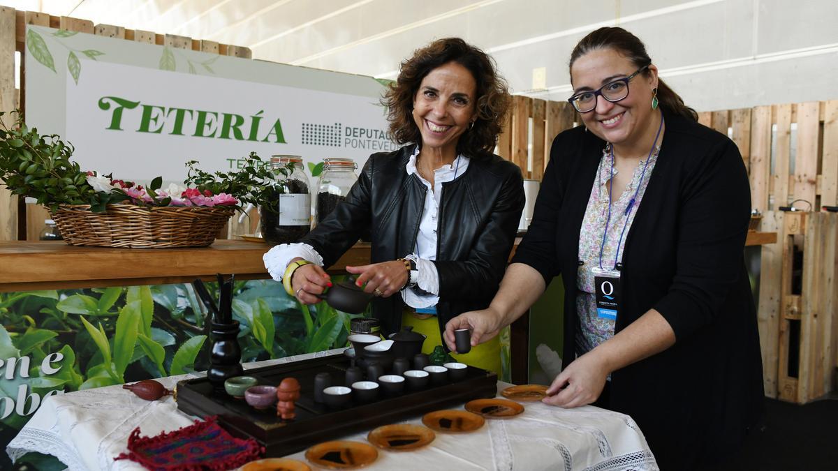 La tetería de la Diputación invita a disfrutar del sabroso té desarrollado desde la Estación Fitopatolóxica de Areeiro.