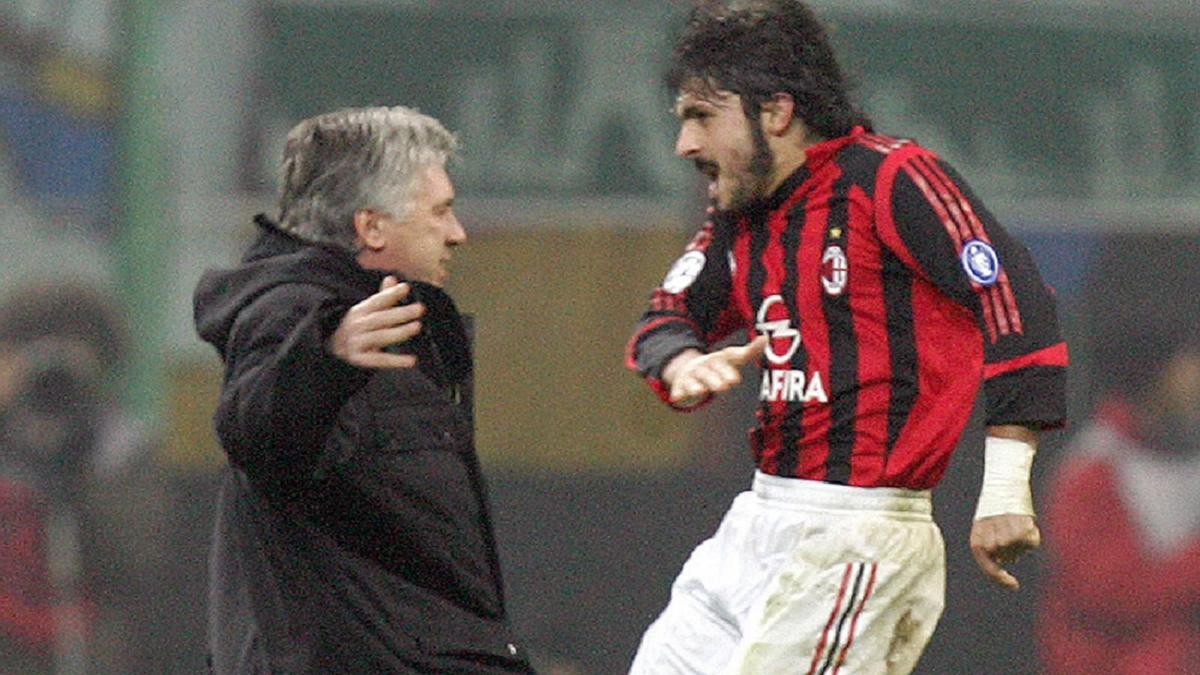 Entrenador, amigo y &quot;padre&quot;. La carrera de Gattuso toma un impulso considerable a los mandos de Ancelotti. Juntos ganan dos Ligas y dos Champions, entre otros títulos.