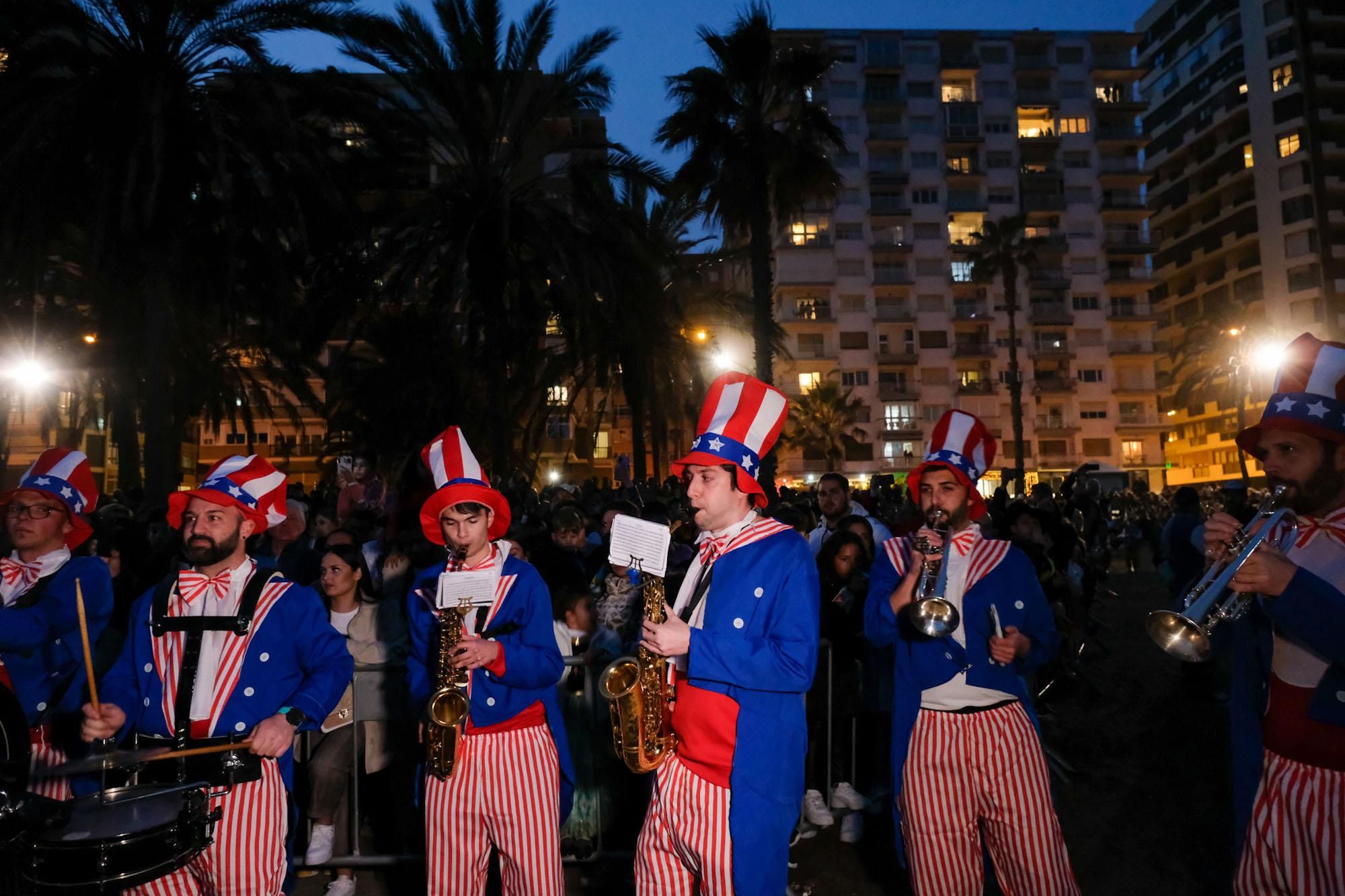 El Entierro del Boquerón del Carnaval de Málaga 2023, en imágenes