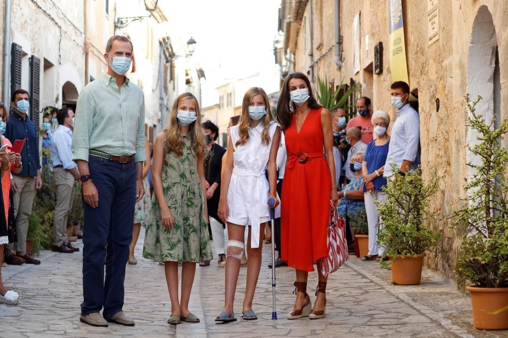 Die Königsfamilie besucht Petra auf Mallorca