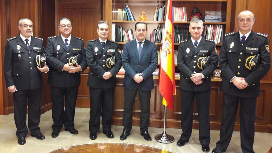Cuatro nuevos comisarios para la provincia de Málaga