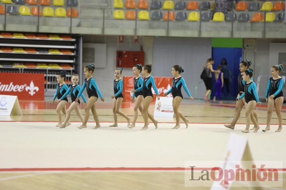 Clausura de las escuelas de Cartagena de gimnasia rítmica y estética de grupo