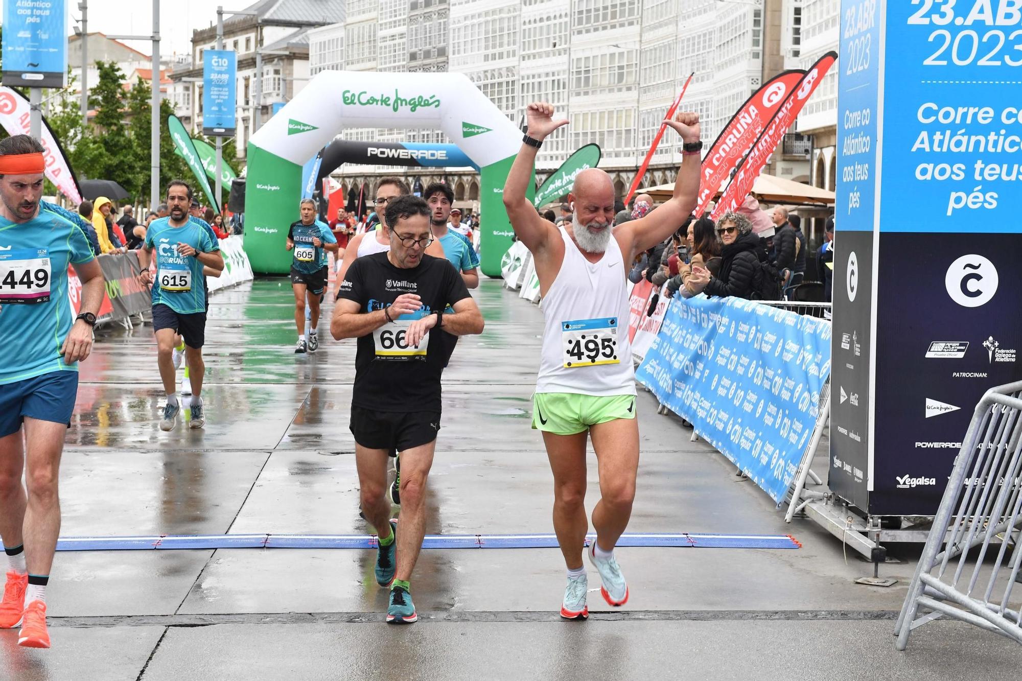 Carrera popular Coruña10: 2.186 corredores cruzaron la línea de meta