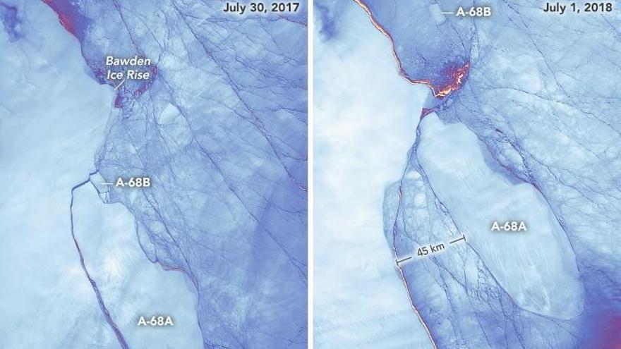 Iceberg A68.