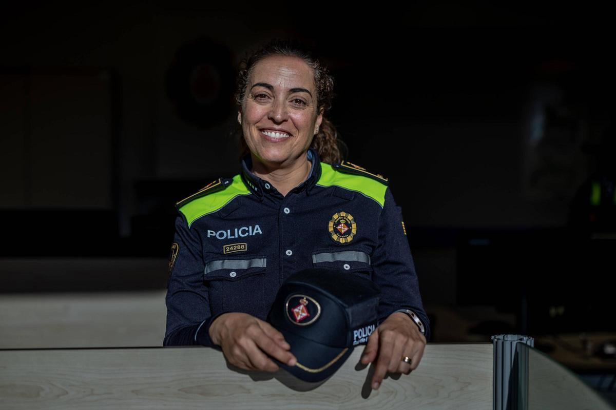 Begoña García, inspectora de la Unidad Territorial del Distrito del Eixample de la Guardia Urbana de Barcelona