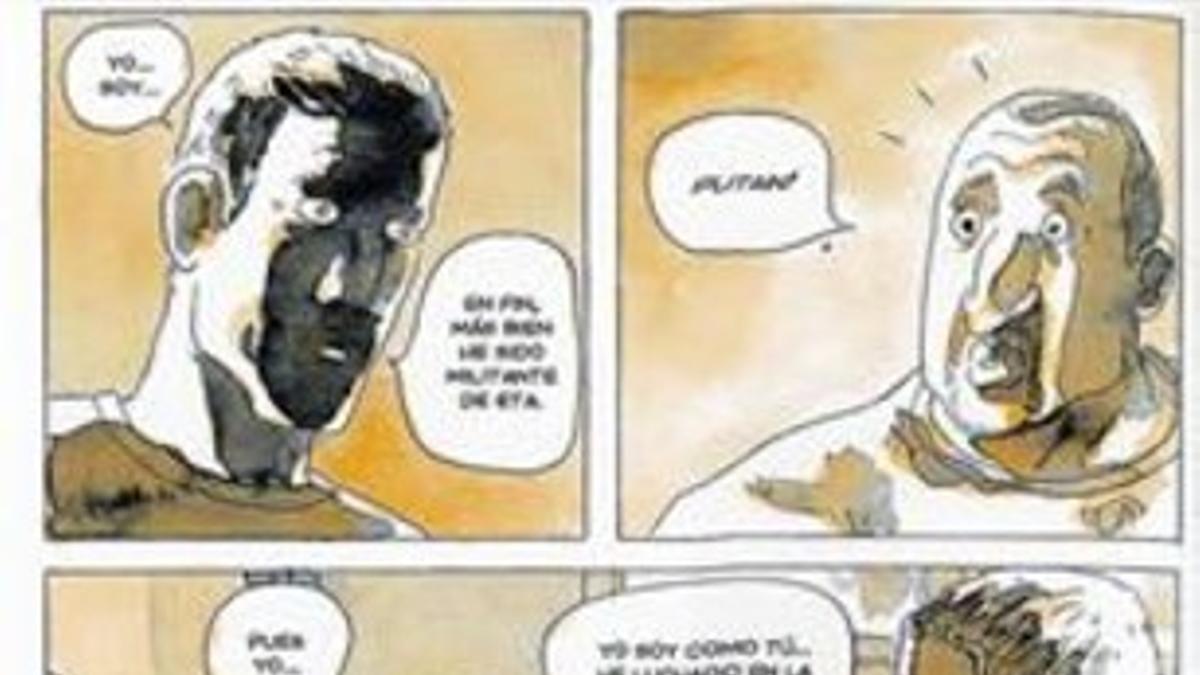 El encuentro entre los personajes del exmilitante de ETA y el exmiembro del GAL, en 'He visto ballenas'.