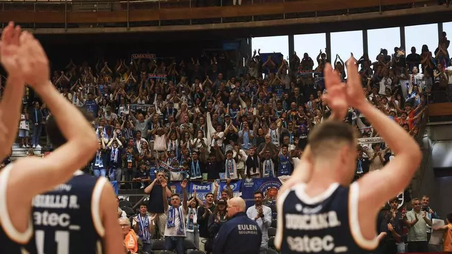 El Alimerka Oviedo Baloncesto se despierta de un sueño maravilloso: el equipo asturiano cae con todos los honores ante Estudiantes (79-71)