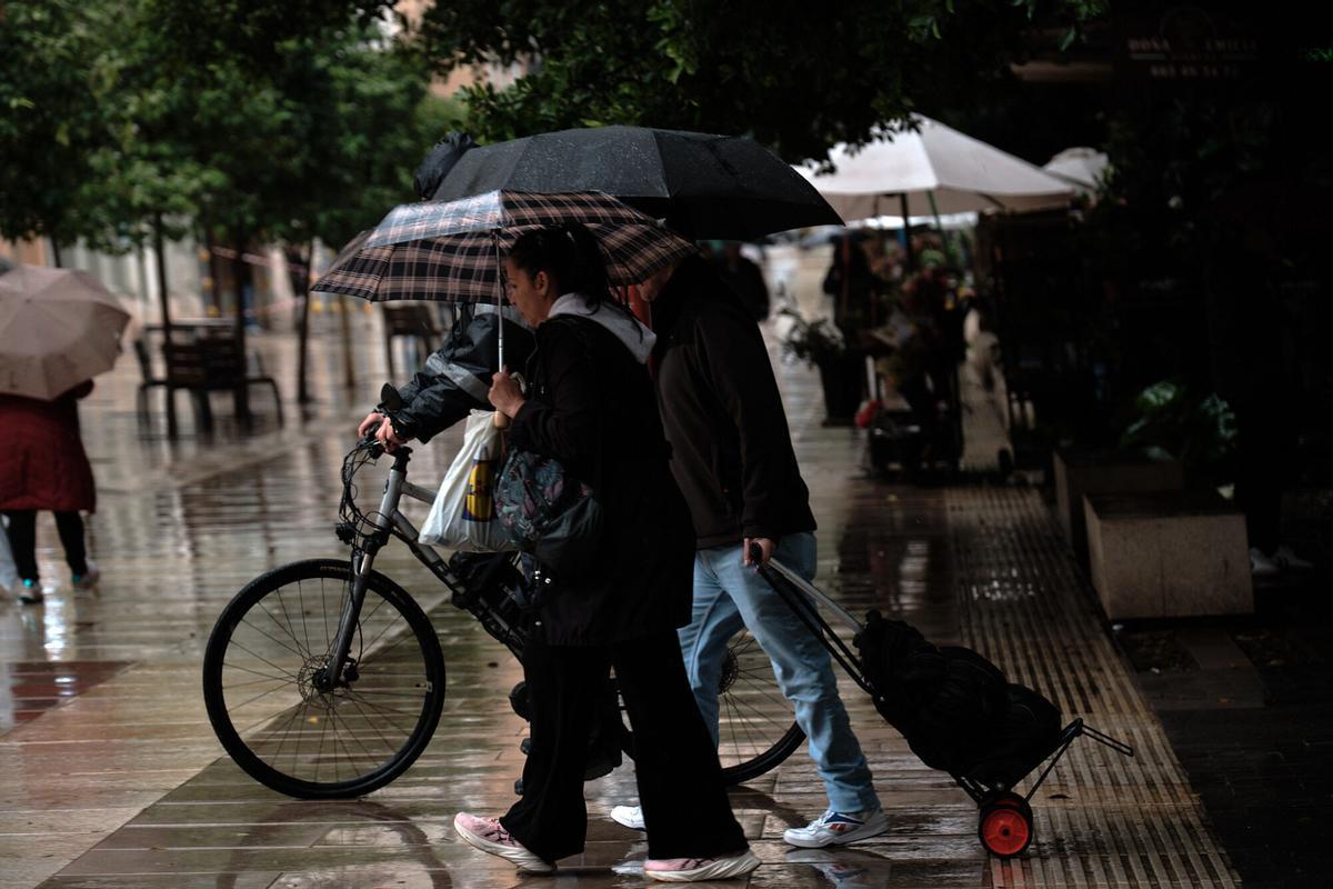 Así ha sido el paso de la borrasca Marta por Málaga capital Así ha sido el paso de la borrasca Marta por Málaga capital