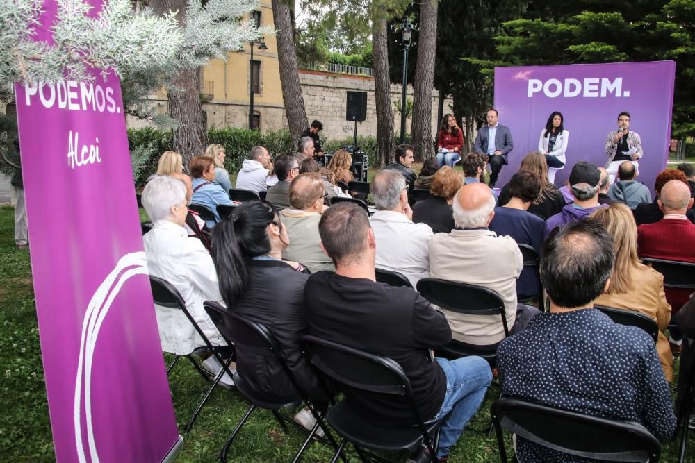 Acto central de Podemos en Alcoy