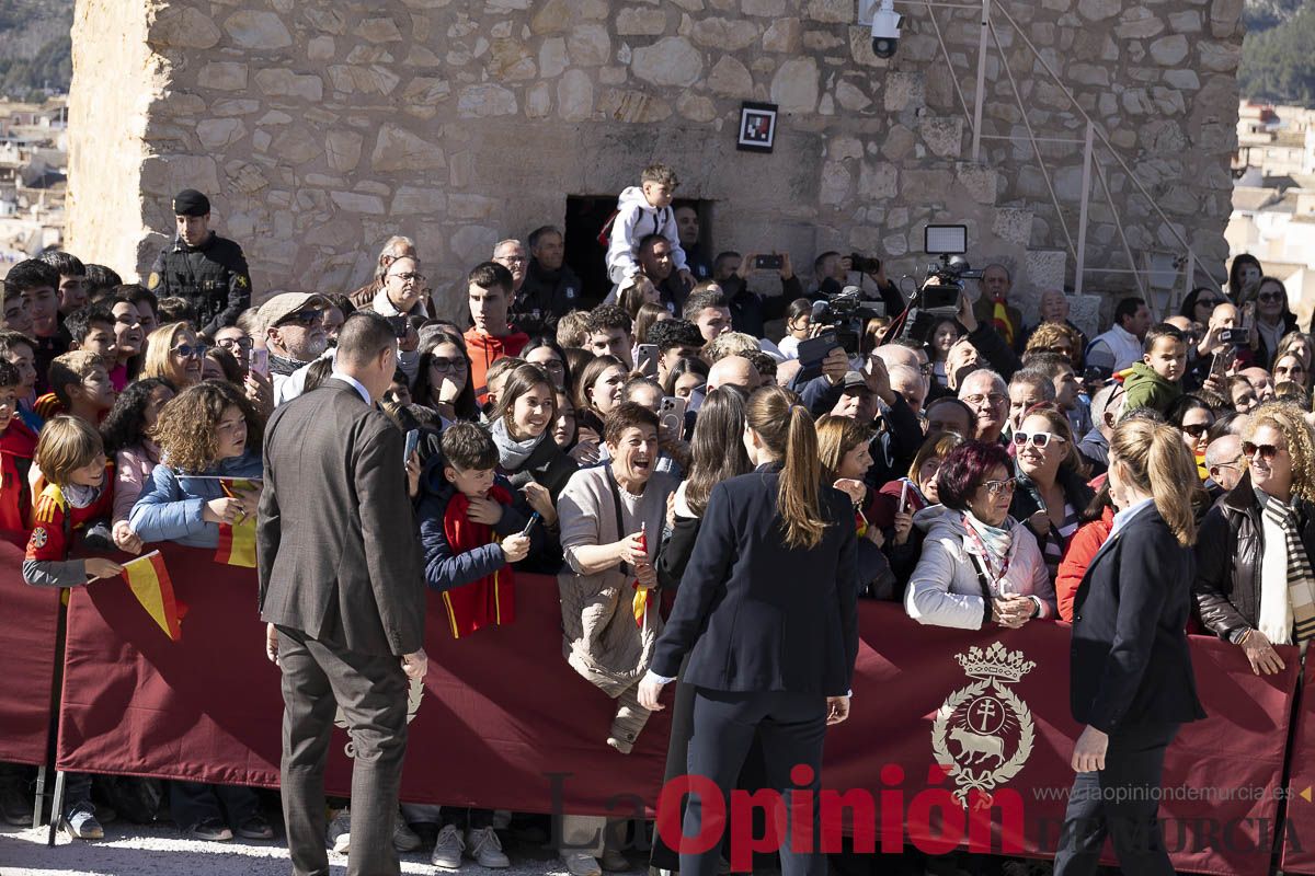 Visita de los reyes de España a Caravaca (explanada de la Basílica)