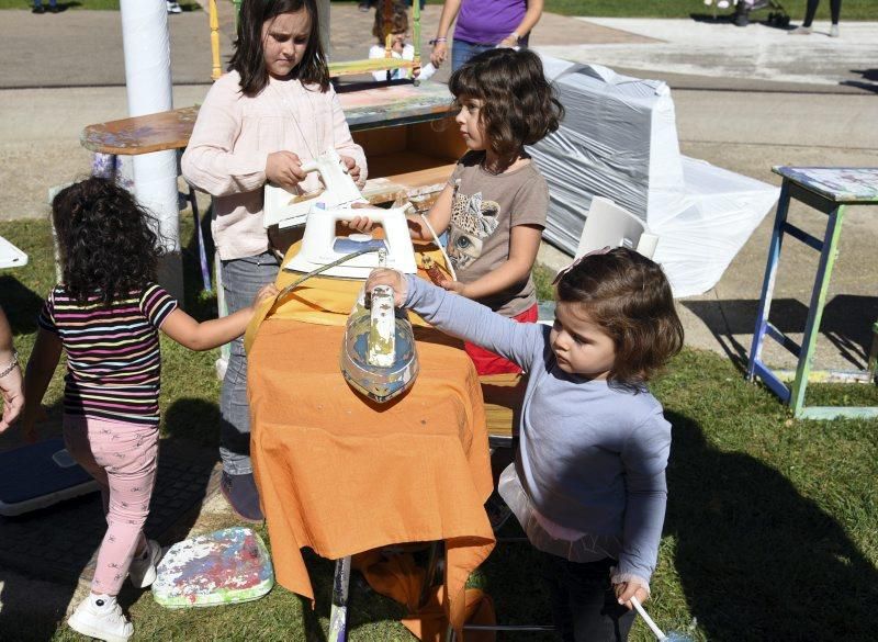 Inauguración de Río y Juego, espacio infantil de las fiestas