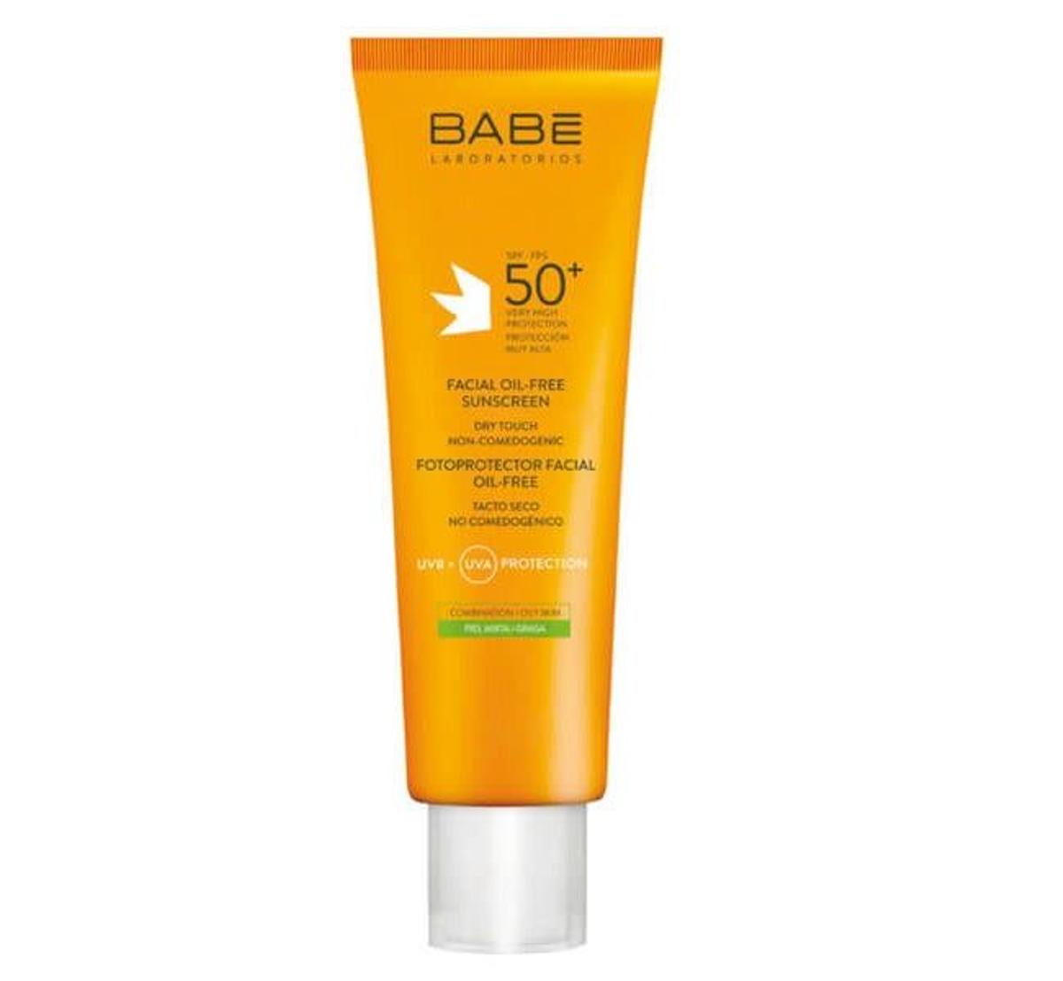 Protección solar para piel grasa con tendencia al acné con acabado mate