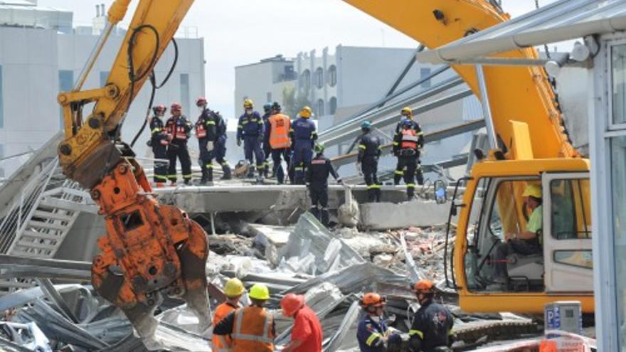 Un español desaparecido entre los escombros del terremoto de Nueva Zelanda