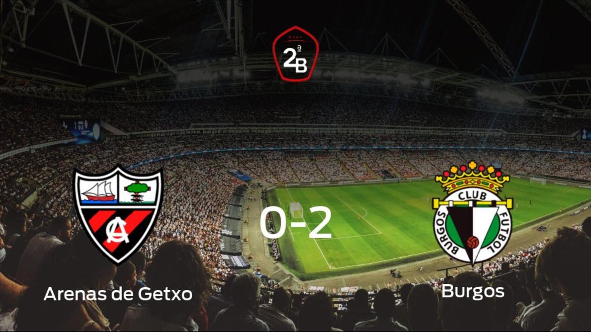 El Burgos se queda con los tres puntos después de ganar 0-2 al Arenas de Getxo